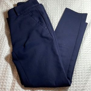 00P Loft skinny ankle trousers in navy blue